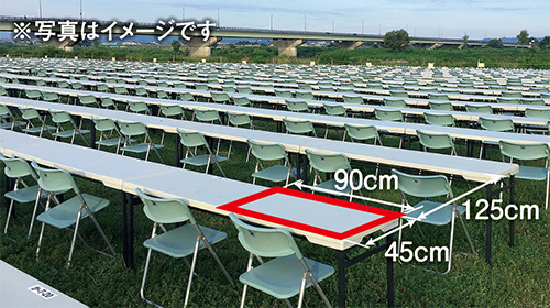 A会場 テーブル席