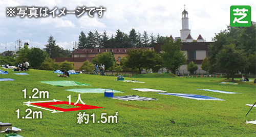 B会場 てくてくエリア席